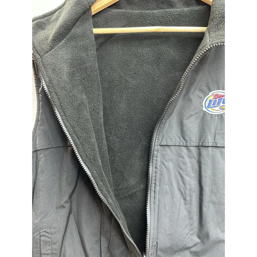 NOS Miller Lite Game Day Crew Vest Dunbrooke NWT Men’s XL Full Zip - Picture 10 of 10